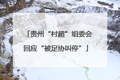 贵州“村超”组委会回应“被足协叫停”