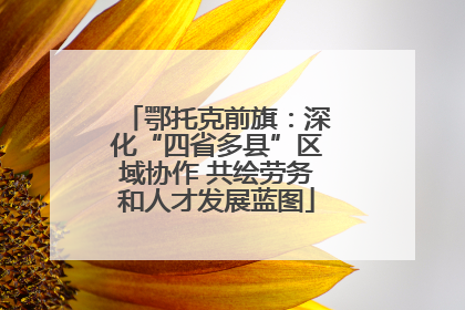 鄂托克前旗：深化“四省多县”区域协作 共绘劳务和人才发展蓝图
