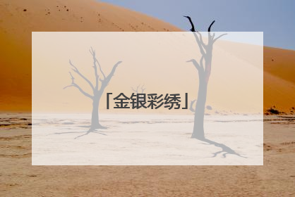 金银彩绣