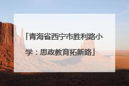 青海省西宁市胜利路小学：思政教育拓新路