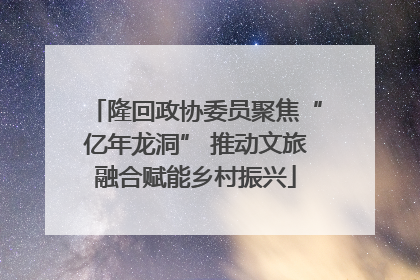 隆回政协委员聚焦“亿年龙洞” 推动文旅融合赋能乡村振兴