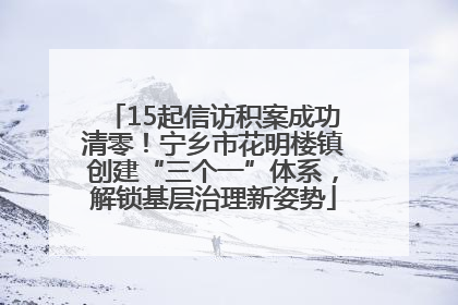 15起信访积案成功清零！宁乡市花明楼镇创建“三个一”体系，解锁基层治理新姿势